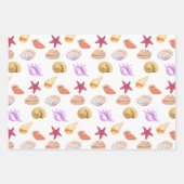 ブルーシーハウスパターン ラッピングペーパーシート (正面)