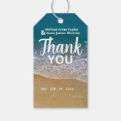 ブルーシービーチ結婚式賛成 ギフトタグ (正面)