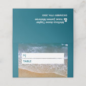 ブルーシービーチ結婚式 プレイスカード (外部開封)