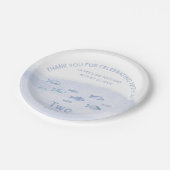 ブルーシーフィッシュ2nd男の子の誕生日パーティー紙プレート ペーパープレート (アングル)