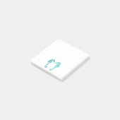 ブルーシーホーススケッチアートポストイットノート ポストイット (アングル)