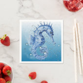 ブルーシーホースナプキンス スタンダードカクテルナプキン (インサイチュ)