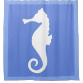 ブルーシーホース シャワーカーテン (正面)