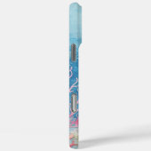 ブルーシーモダンモチモモノグラム Case-Mate iPhoneケース (裏面 / 右)