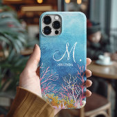 ブルーシーモダンモチモモノグラム Case-Mate iPhoneケース
