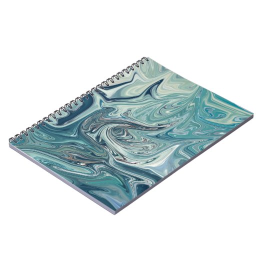 ブルーシー抽象芸術絵画ズ ノートブック (左側)