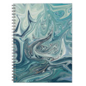 ブルーシー抽象芸術絵画ズ ノートブック (正面)