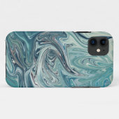 ブルーシー抽象芸術絵画ズ Case-Mate iPhoneケース (裏面(横))