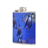 ブルーシー深いの白黒アンジェルフィッシュ フラスク (左)