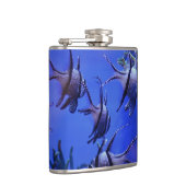 ブルーシー深いの白黒アンジェルフィッシュ フラスク (右)