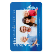 ブルーシー航海の&グリーティング海フォトフレーム マグネット (縦)