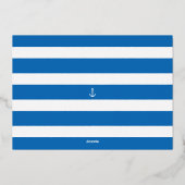 ブルーシー航海の&グリーティング海フォトフレーム 箔シーズンカード (裏面)