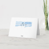 ブルーシー雪だるまカード シーズンカード (裏面)