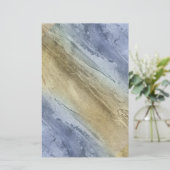 ブルーシー&サンドウォーターカラー沿岸ソープラップ紙 (スタンド正面)