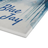 ブルージェイさくらんぼ花の水色 カッティングボード (角)