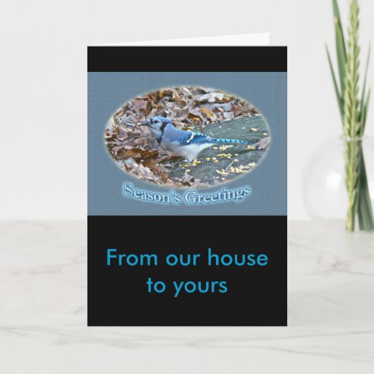 ブルージェイの季節の挨拶シリーズ シーズンカード (正面)