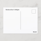 ブルージェイの自然写真 カスタマイズ可能 ポストカード (裏面)