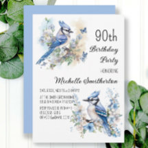 ブルージェイの花春の90歳の誕生日