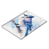 ブルージェイオンブランチウォーター絵を描カラー ノートブック (左側)