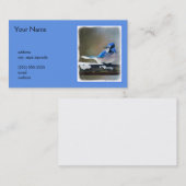 ブルージェイズ絵画オリジナルバードアート 名刺 (正面/裏面)