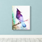 ブルージェイバイアレタ キャンバスプリント (インサイチュ (ウッドフロア))