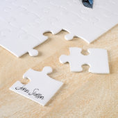 ブルージェイバードウォーターカラーアートジグソーパズル ジグソーパズル (側面)