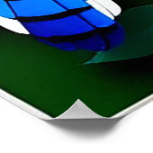 ブルージェイバードズ紙アート ポスター (角)