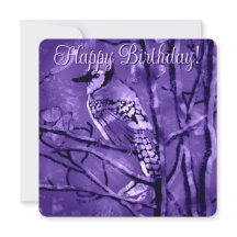 ブルージェイバードピンク抽象芸術アーパーソナライズされたト