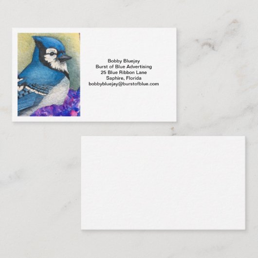 ブルージェイ名刺 名刺 (正面/裏面)