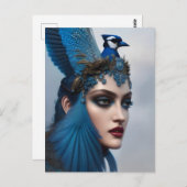 ブルージェイ女神 ポストカード (正面/裏面)