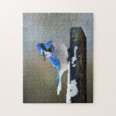ブルージェイ絵画ズ – Bird Artオリジナル ジグソーパズル (縦)