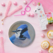 ブルージェイ絵画ズ – Bird Artオリジナル ペーパープレート (パーティー)