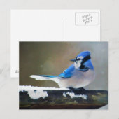 ブルージェイ絵画ズ – Bird Artオリジナル ポストカード (正面/裏面)