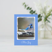 ブルージェイ絵画ズ – Bird Artオリジナル ポストカード (スタンド正面)