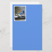 ブルージェイ絵画ズ – Bird Artオリジナル 便箋 (正面/裏面)