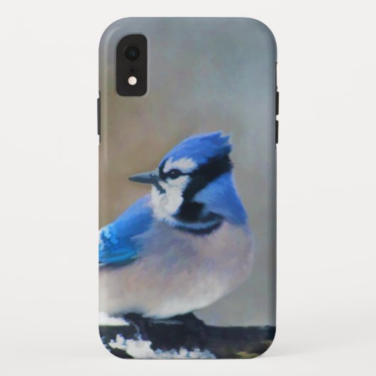 ブルージェイ絵画ズ – Bird Artオリジナル Case-Mate iPhoneケース (裏面)