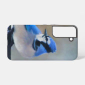 ブルージェイ絵画ズ – Bird Artオリジナル Samsung Galaxyケース (裏面横)