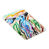 ブルージェイ飛んでいるズ春季時 マグネット (右側)