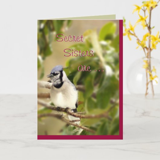 ブルージェイ6435シークレットシスタカスタマイズー –  カード (黄色い花)