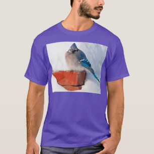 ブルージェイ・イン・ザ・スノー・トリブレンド Tシャツ