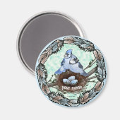 ブルージェイ・ネスト マグネット (正面/裏面)