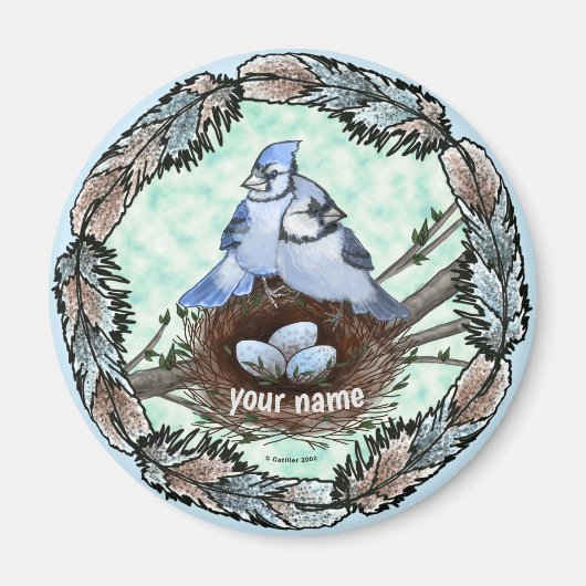 ブルージェイ・ネスト マグネット (正面)