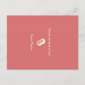 ブルージェイPeanutsキッズスクールバおもしろいンタイン シーズンポストカード (裏面)