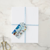 ブルージェニーニストロム格言ヴィンテージスウェーデンクリスマス ギフトタグ (より糸つき)