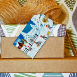 ブルージェニーニストロム格言ヴィンテージスウェーデンクリスマス ギフトタグ