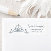 ブルージェムストーンティアラキンセアニェラ ラベル (インサイチュ)