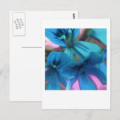 ブルージェラニウム ポストカード (正面/裏面)