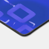 ブルージオメトリックデスクマット デスクマット (コーナー)