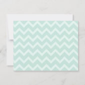 ブルージグザグ&レッドパーティの招待状 招待状 (裏面)