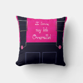 ブルージャンよだれかけオーバーールズピロー クッション